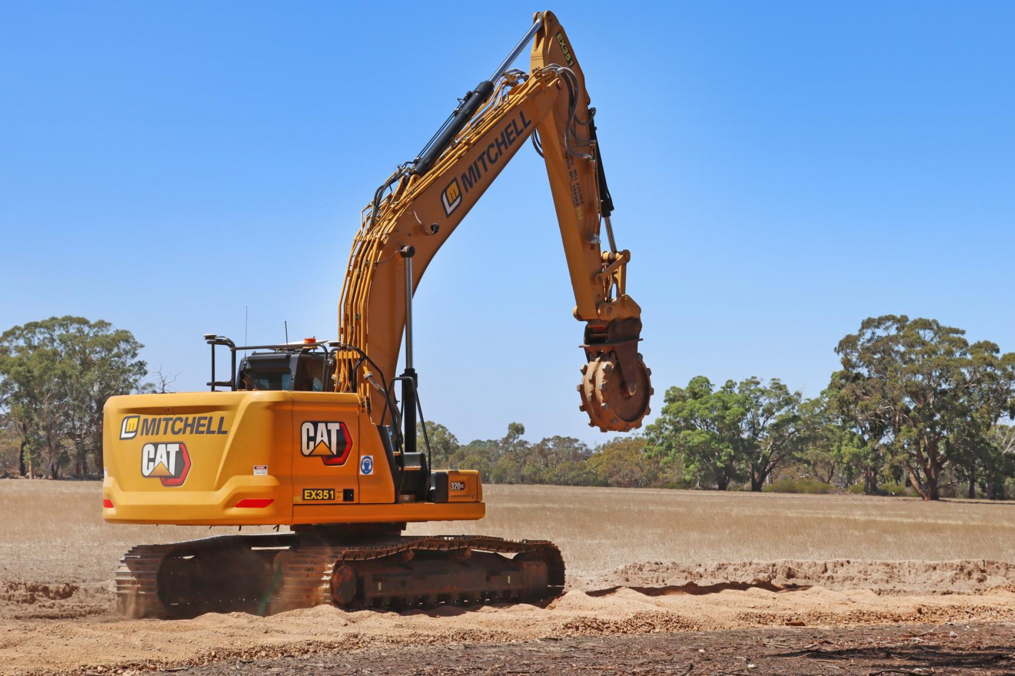 The East Grampians Rural Pipeline Project laying pipes Picture suplied