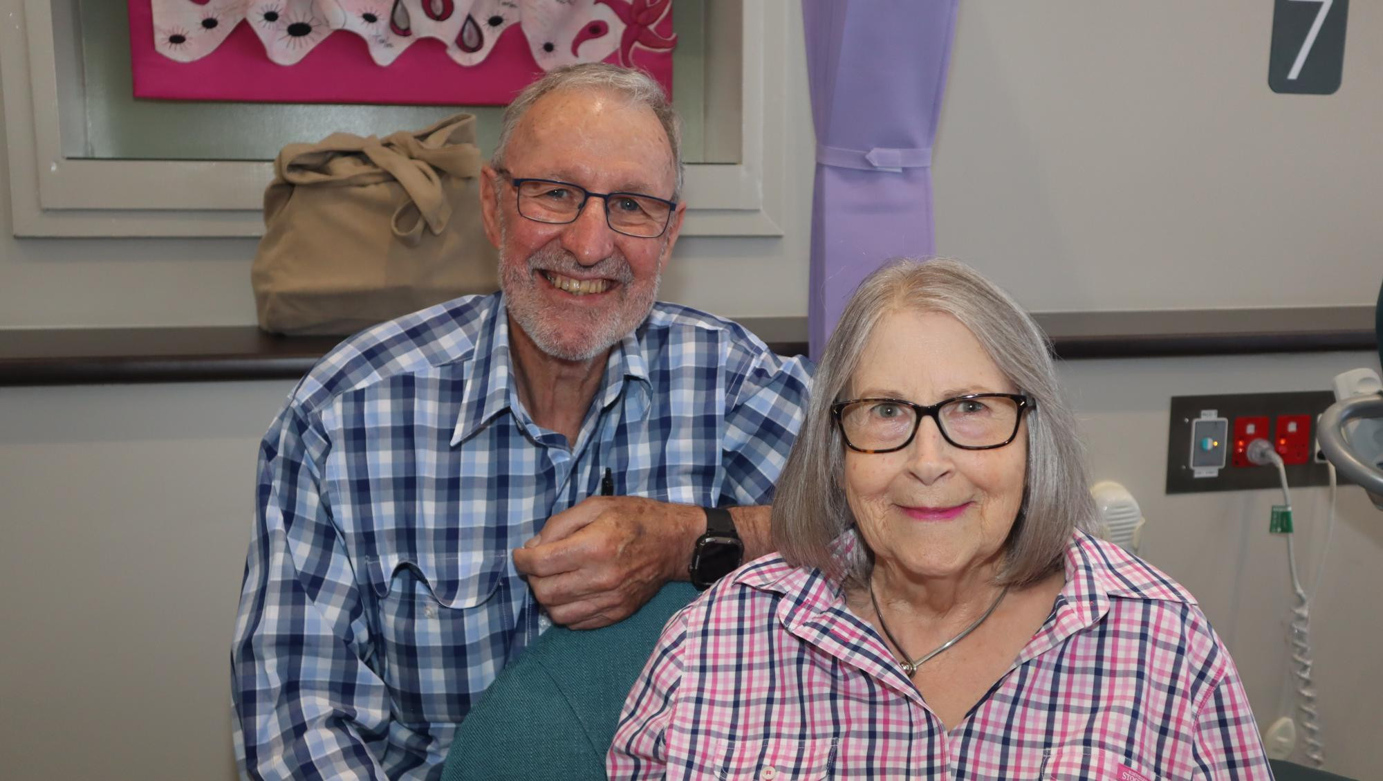 Ron and Margo Jenkinson attended the 20th anniversary of the Ararat Oncology Unit. Picture supplied