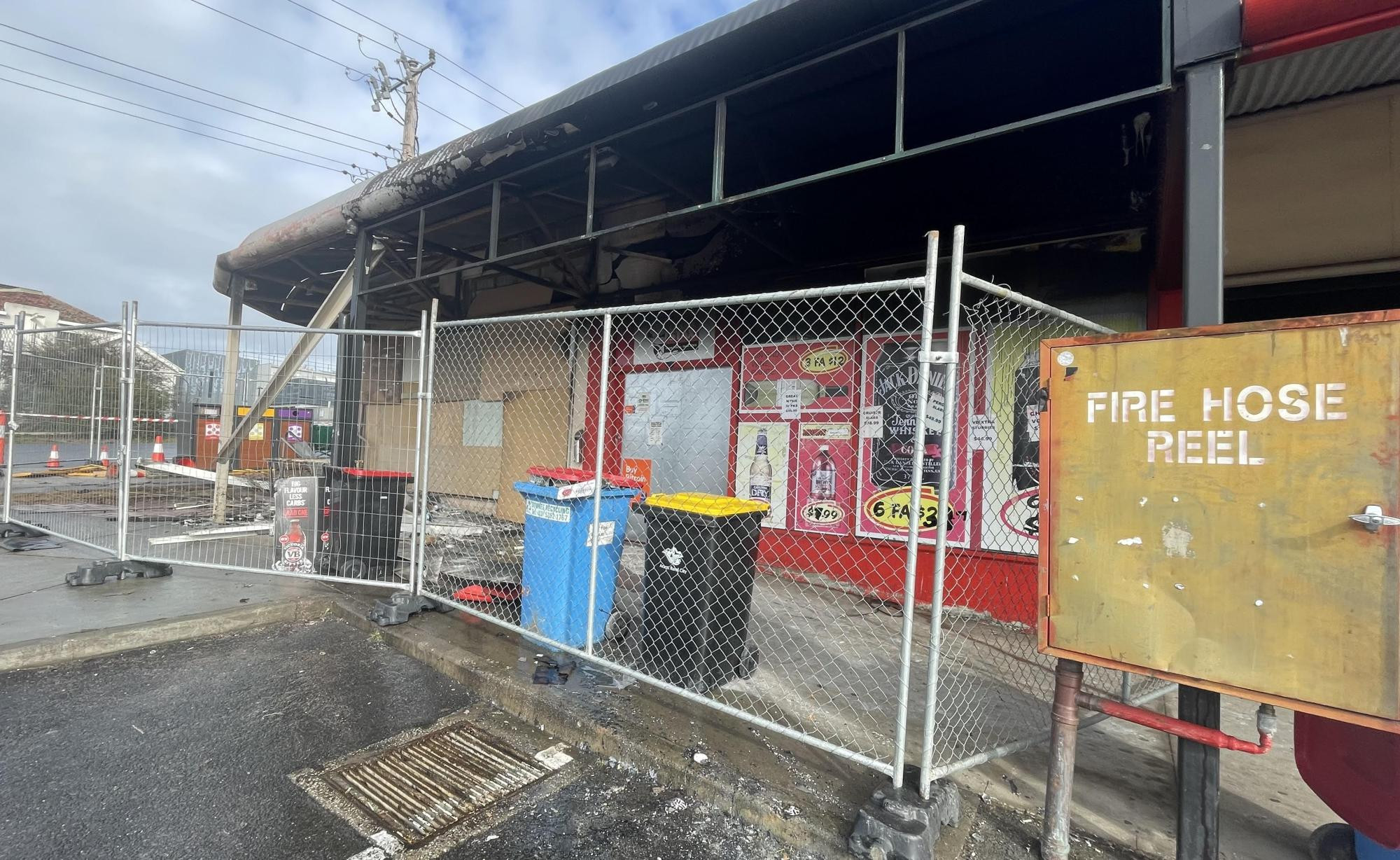Arson attack on Cigarette store in Ararat July 6, 2024. Picture by Sheryl Lowe
