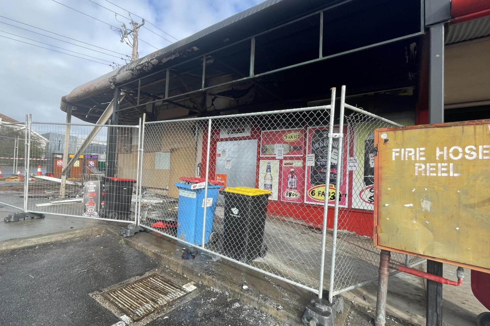 Arson attack on Cigarette store in Ararat July 6, 2024. Picture by Sheryl Lowe