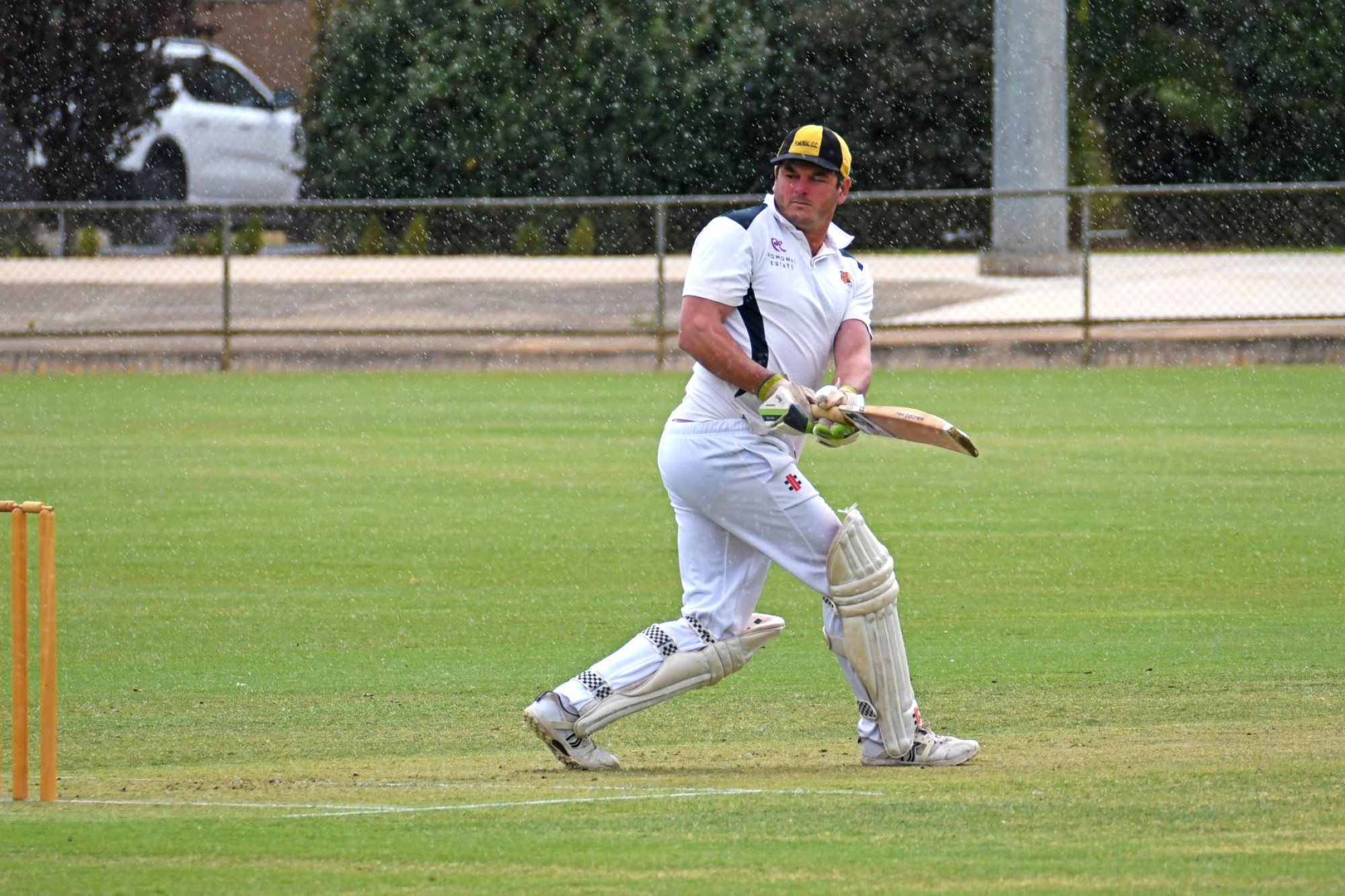 Pomonal opening batsman Lyden Brewis scored 37 runs in the final round of the GCA season. Picture by Ben Fraser