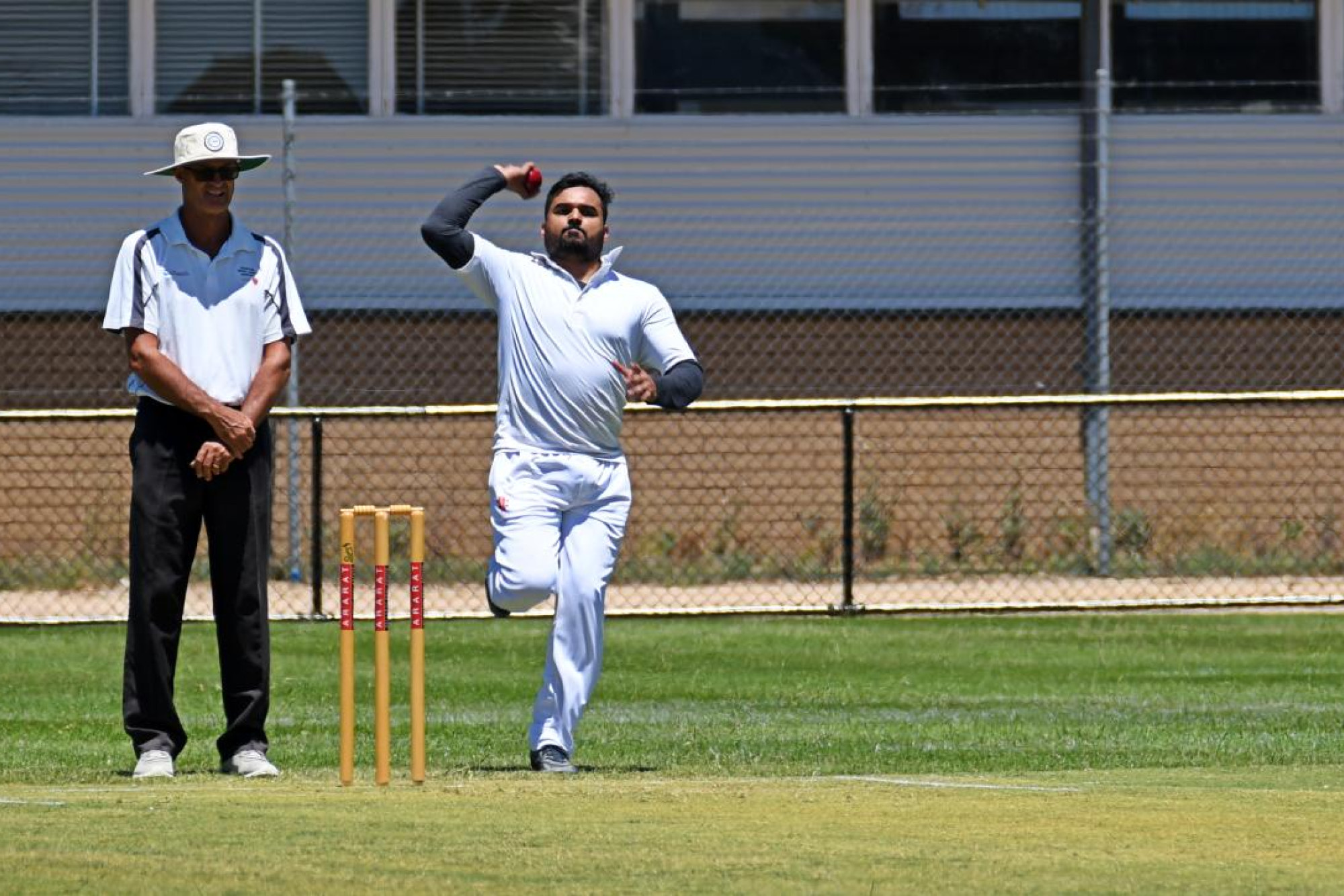 Dinesh Borase has been effective with the ball for St Andrews, taking eight wickets at an average of 9.5 runs. Picture by Ben Fraser