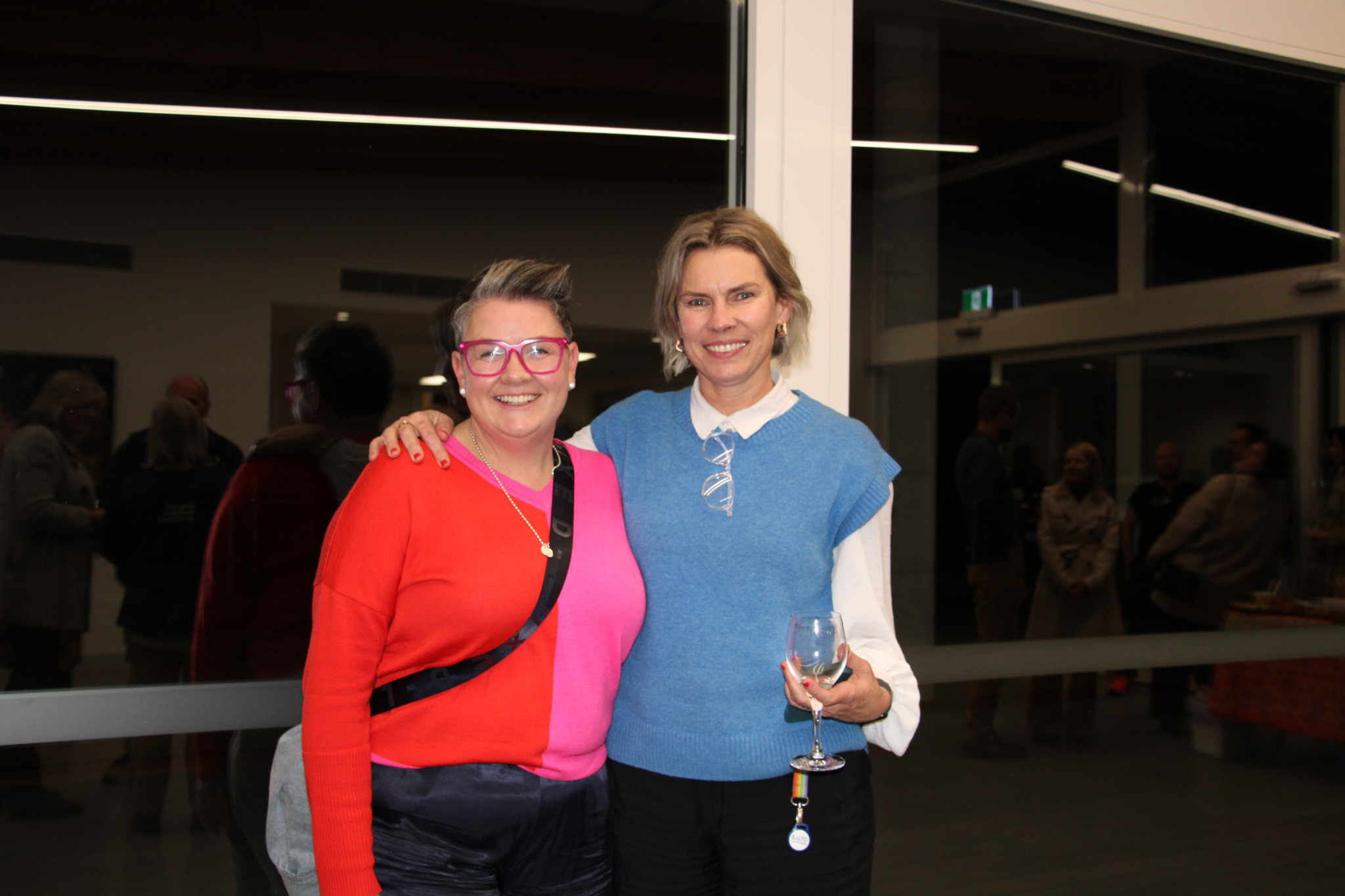 Kate Kirkpartick and Northern Grampians Shire Council’s Justine Kingan, got a sneak peak at Wama before opening day.