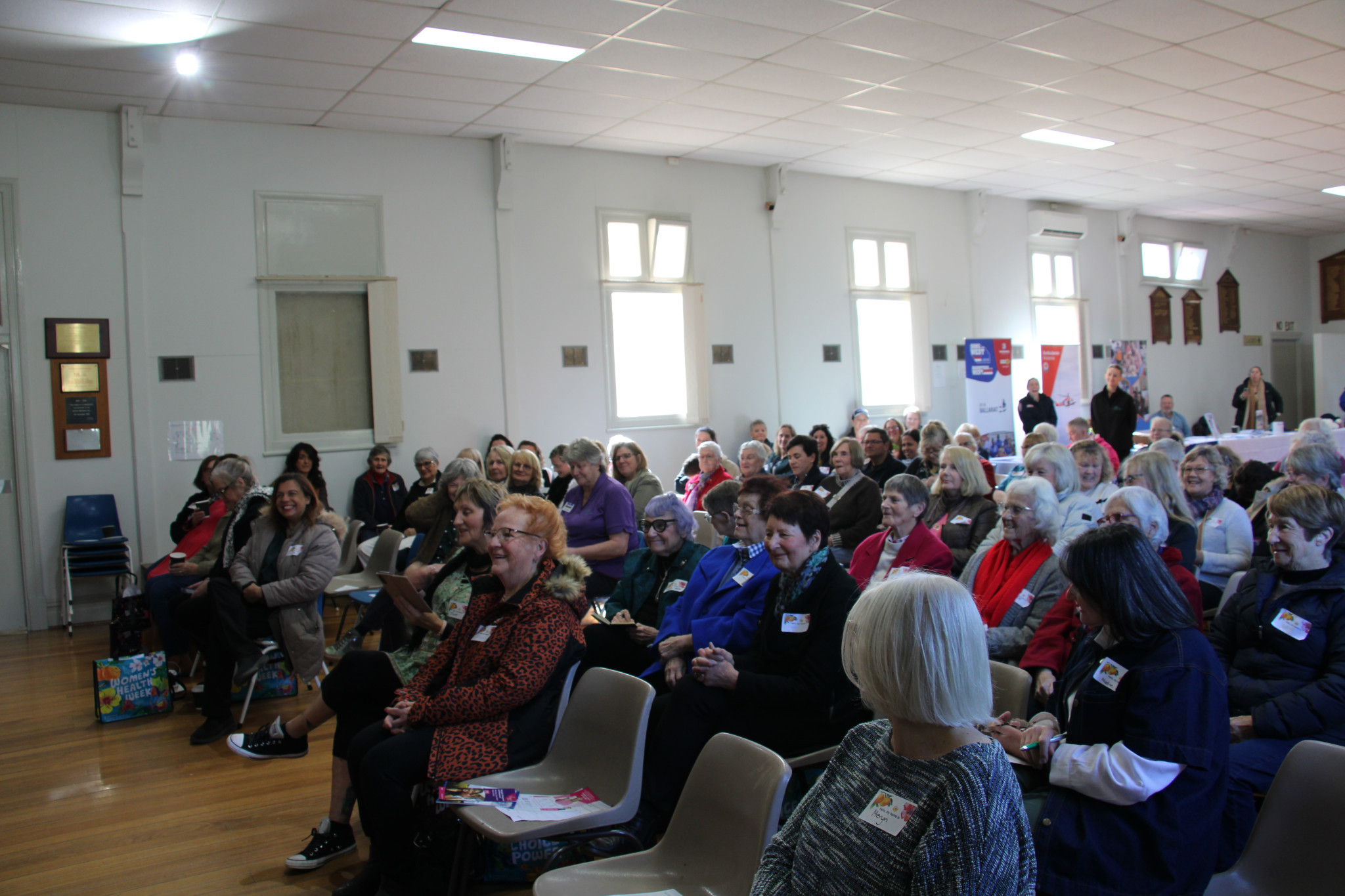 Residents packed into Skipton’s Mechanics institute for Womens Health Week.