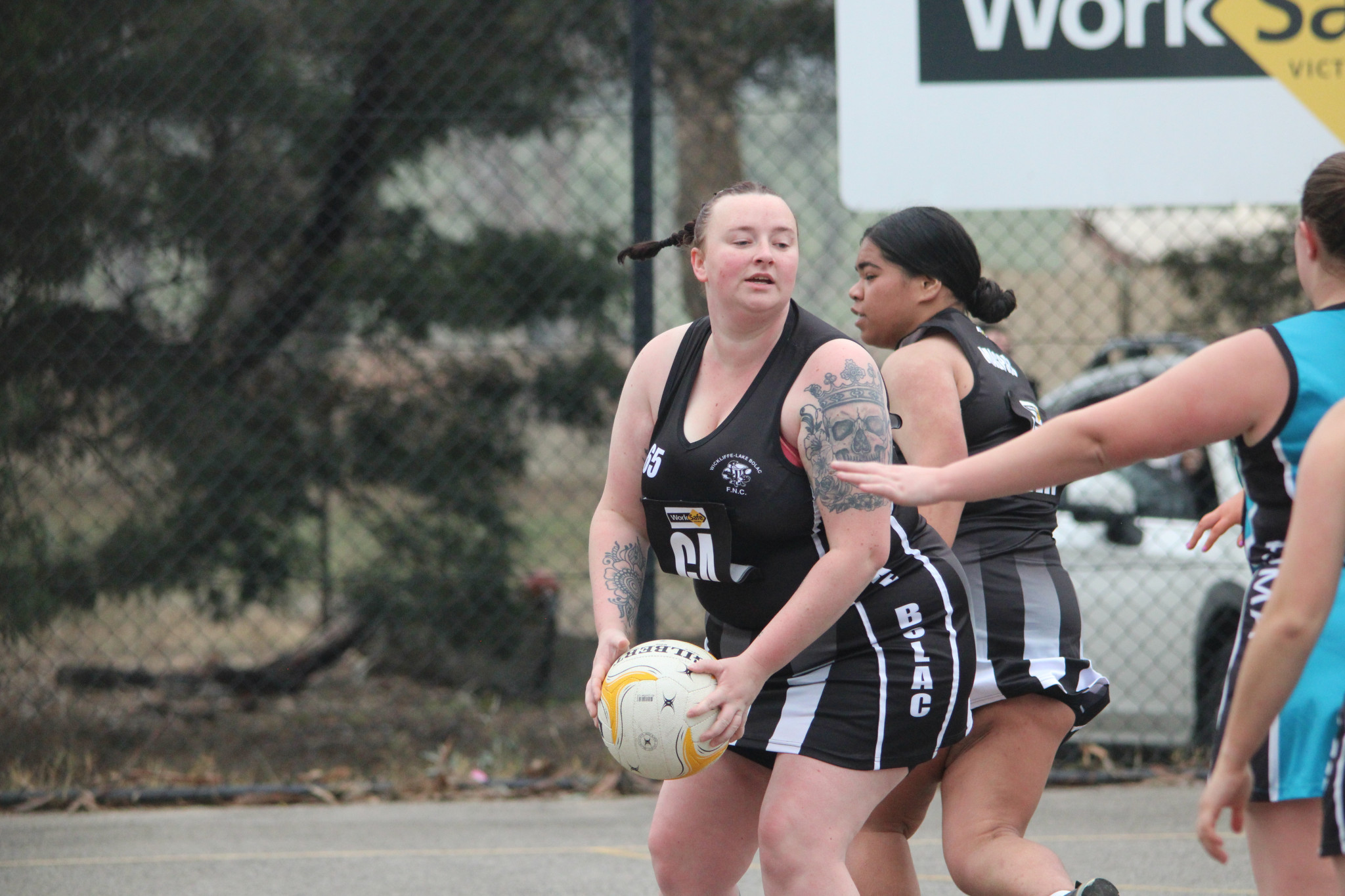 Jessica Billings (Magpies) tries to create some drive looking for options. PHOTO: CHRIS GRAETZ