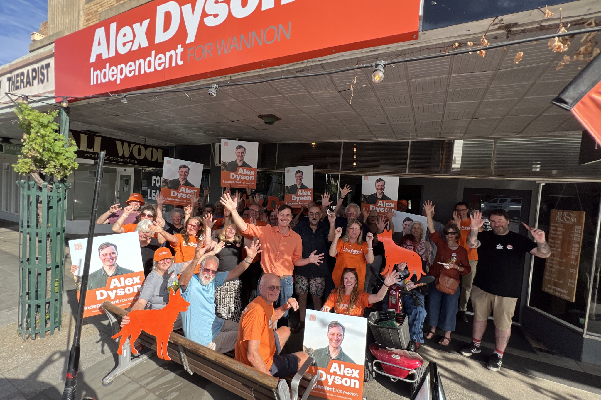 Alex Dyson’s campaign in Ararat is underway following an official.