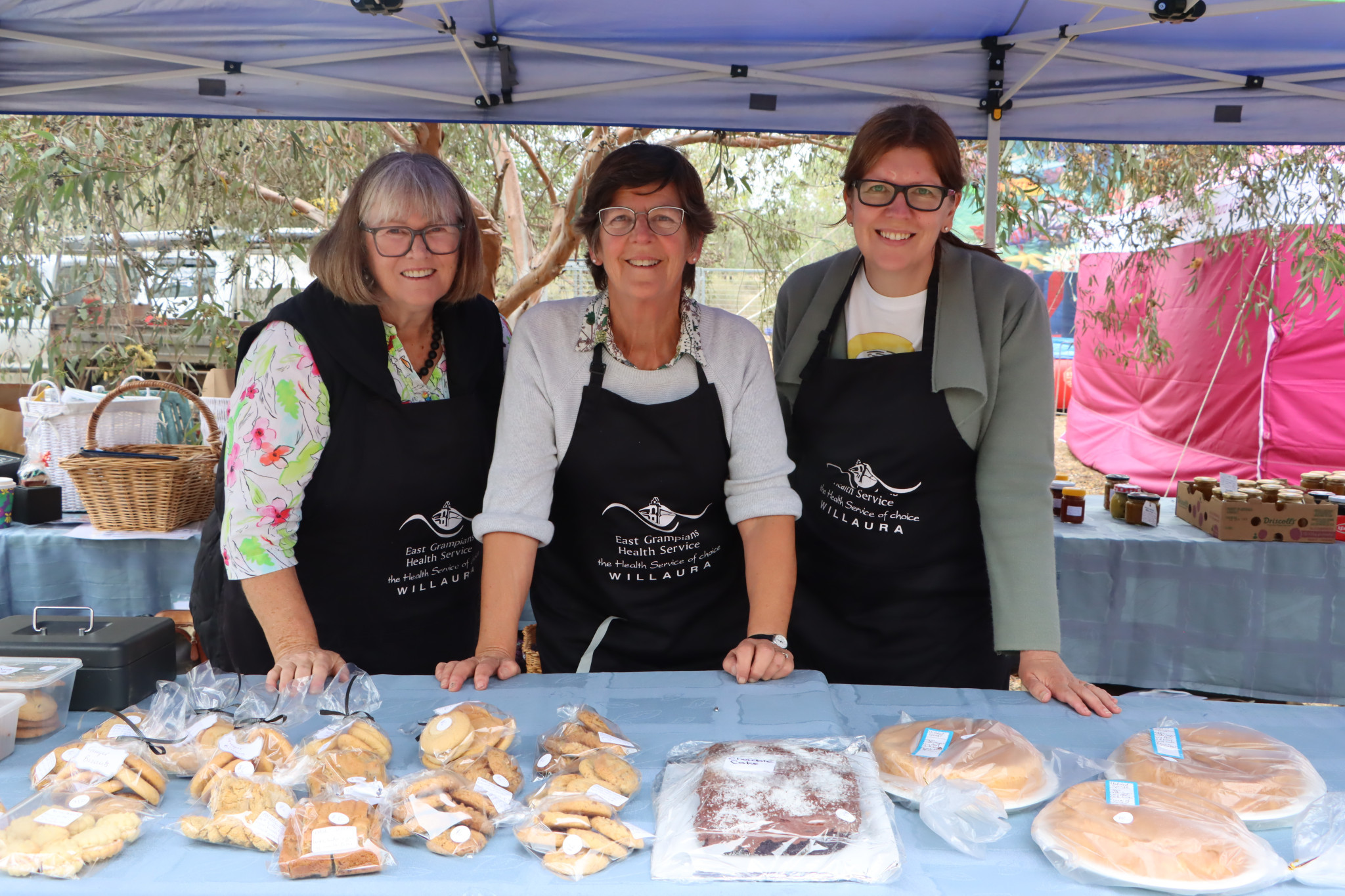 Willaura Healthcare Auxilliary's Kimbra Christie, Julie Paterson and Lisa Davidson. Picture by Craig Wilson