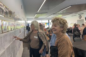 Members past and present attended the 50th anniversary celebration and got to look through the club’s historical pictures and records on displayed on the walls of the North Park function room.