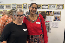 Tina Baker and Naline Pirani caught up with each other and other members of the Stawell Women’s Day Basketball Club at its 50th anniversary celebration.
