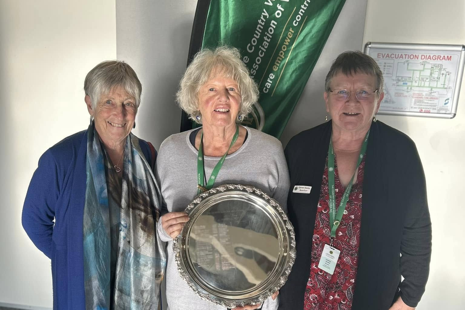 Members of Beaufort CWA at the State Conference with the Membership award from left: Secretary Anne Bunting, President Lyn Harvey and Treasurer Carmel Danks. Photo by Monique McGrath.