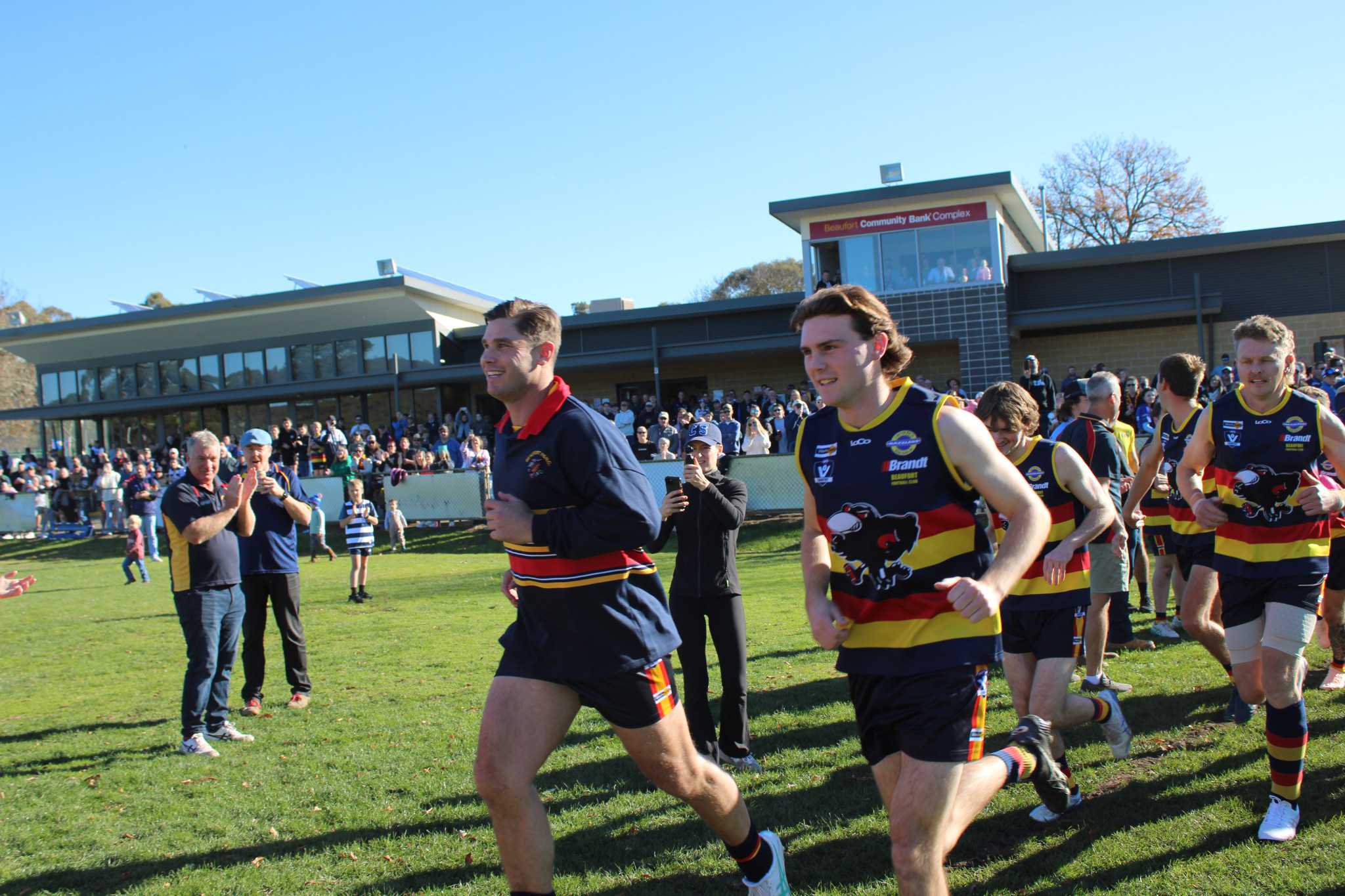 Hawkins running out for Beaufort. Photo: Chris Graetz