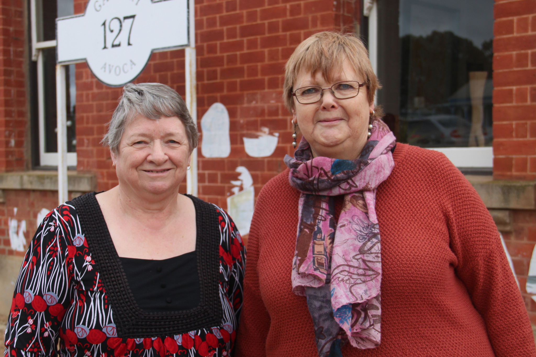 Talbot Art Group members Jenny Gamble (left) and Juliette Jose are excited to share their work at Gallery 127 in Avoca throughout July.