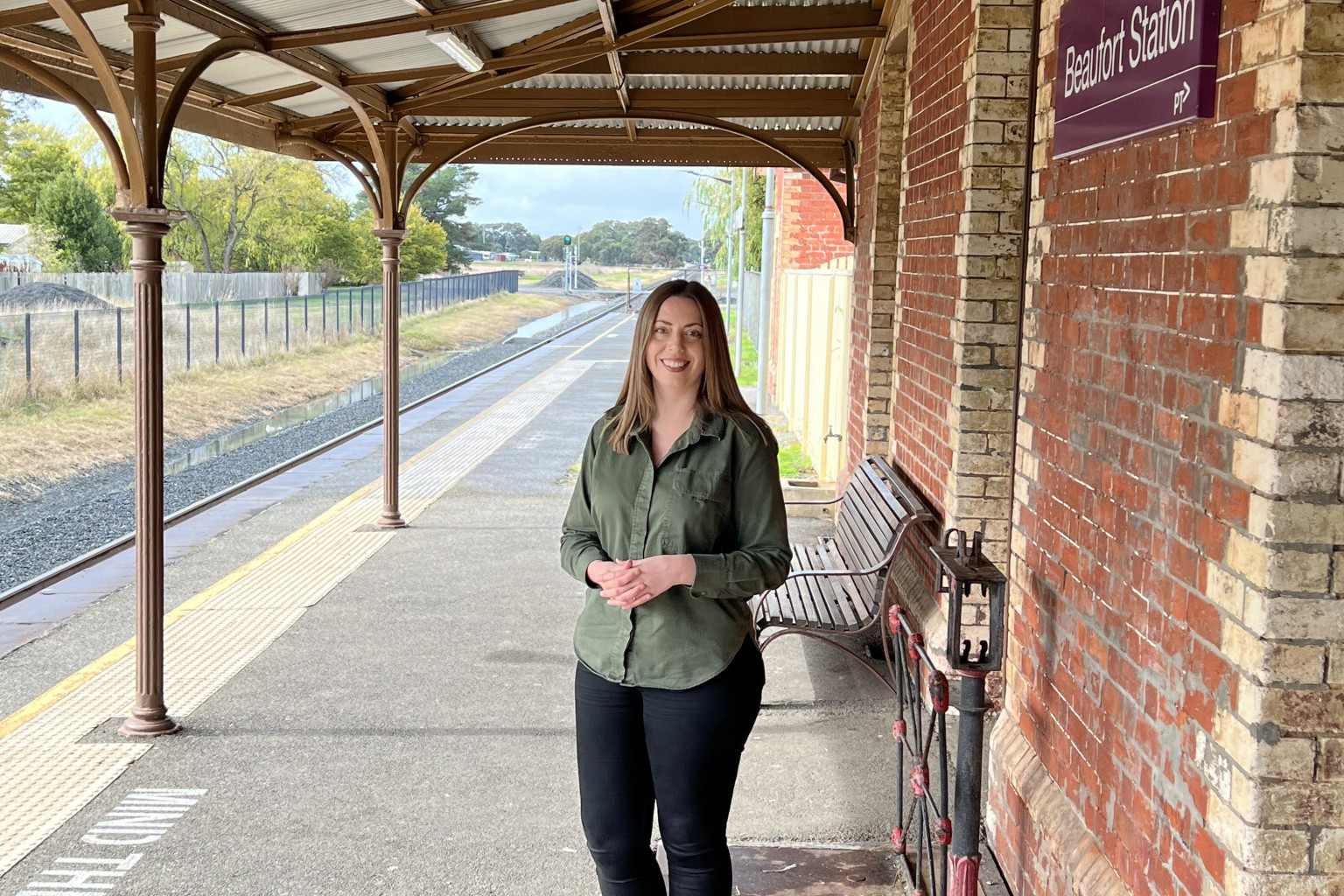 Member for Ripon Martha Haylett is credited for the introduction of a late evening train service to Beaufort and Ararat.