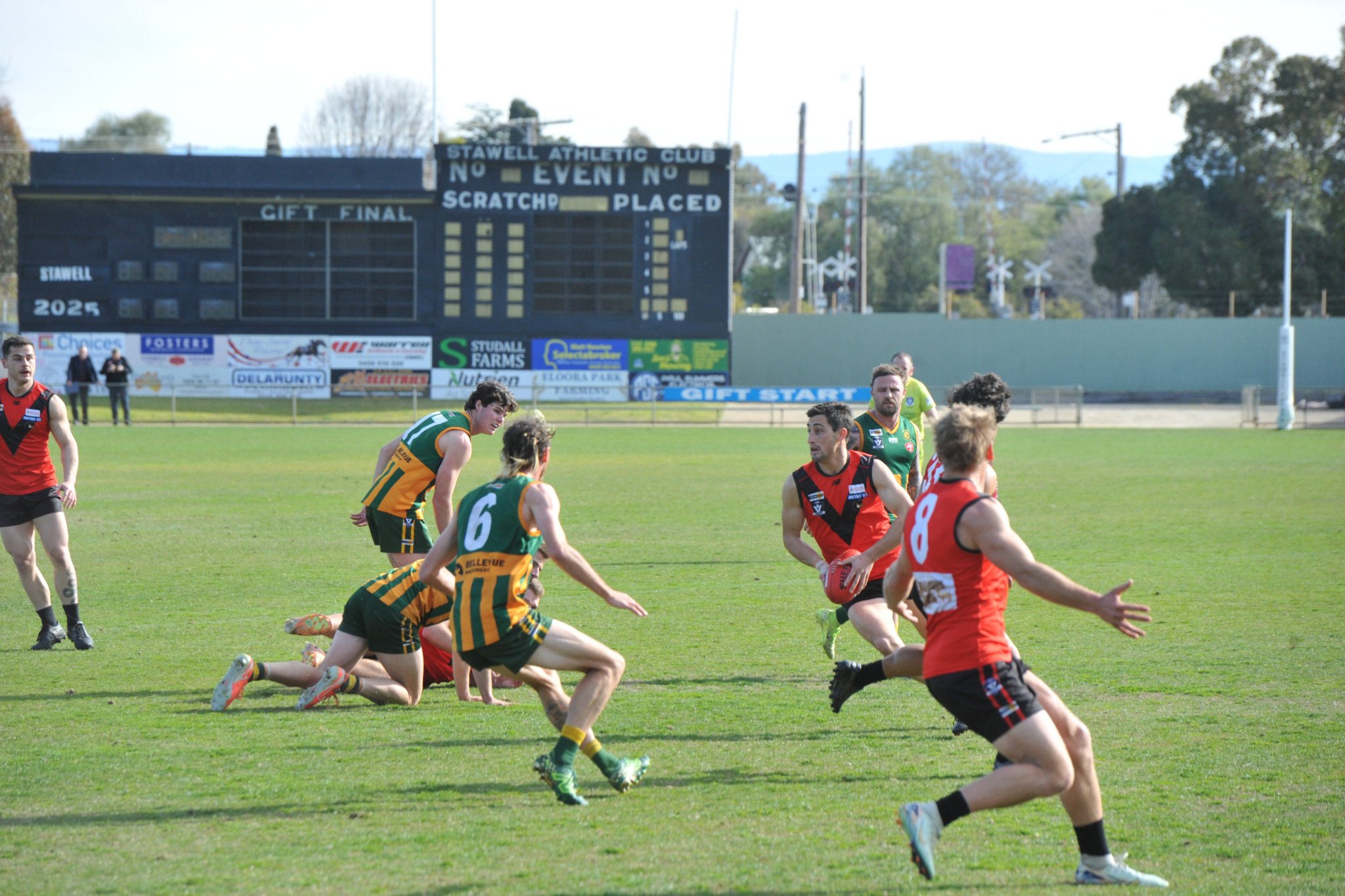 Sam Williams was one of the best players for Stawell.