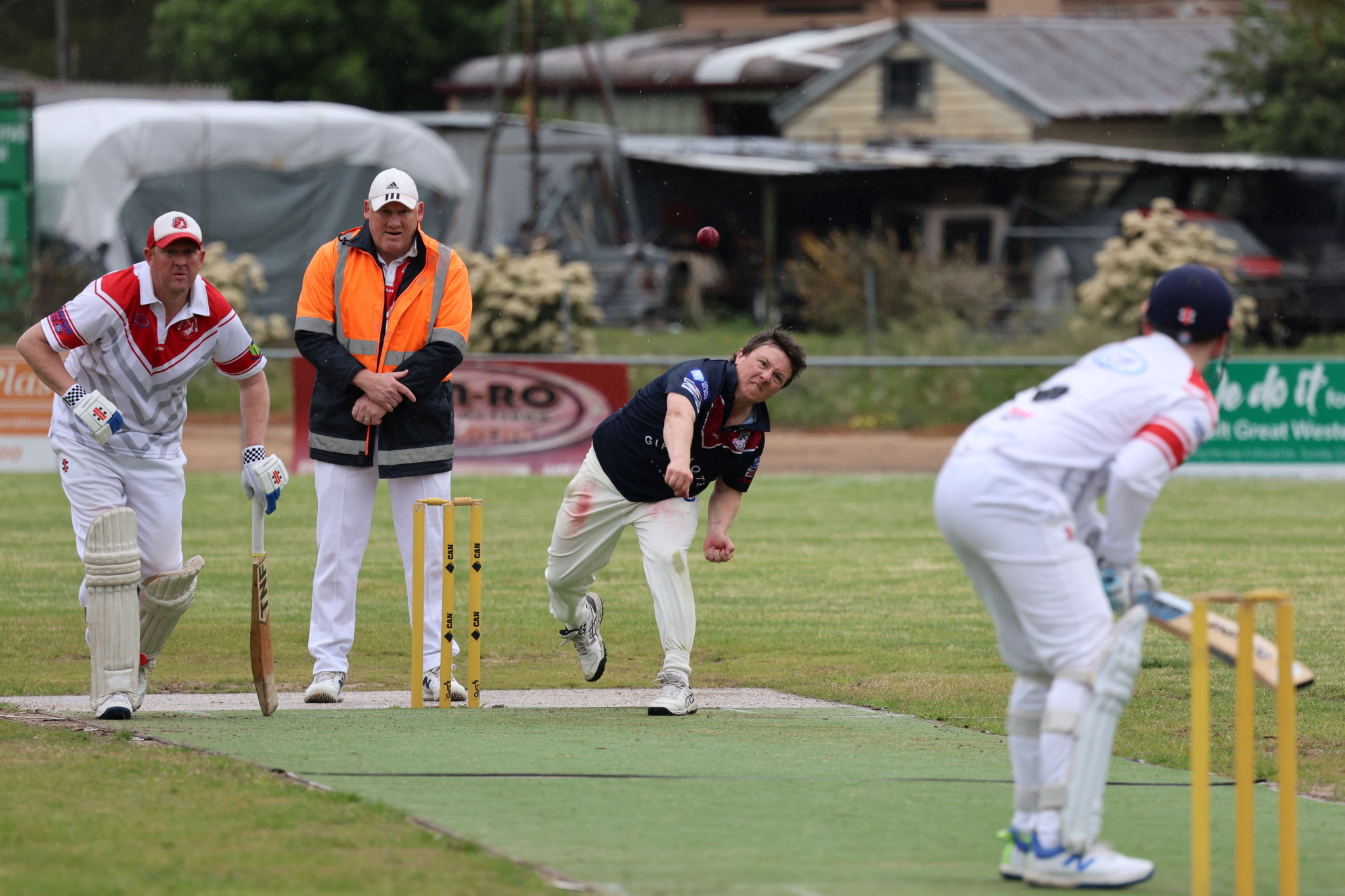 Lions' captain Nic McCartney finished with figures of 1/11 (6). PHOTO: HENRY DALKIN
