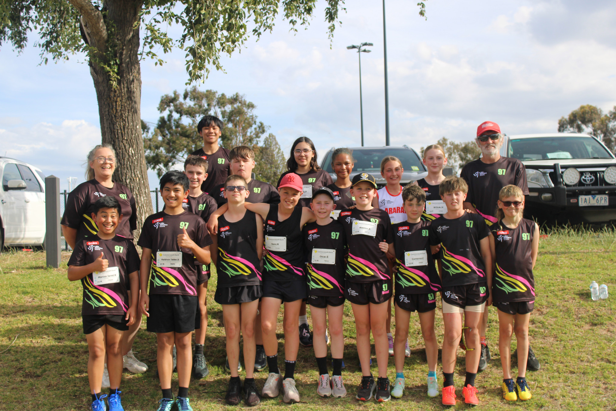 Just some of the enthusiastic little athletes who are benefiting from excellent coaching. PHOTO: CHRIS GRAETZ
