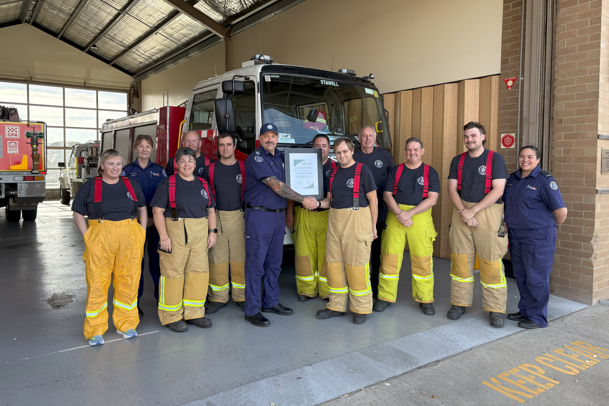 Ten of Stawell’s CFA Members are now qualified to respond to Cardiac call outs with Ambulance Victoria.