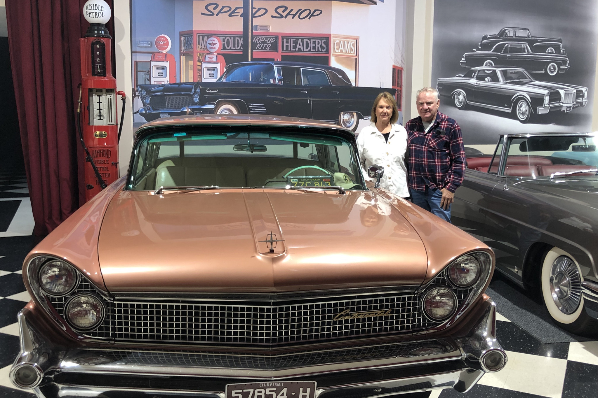 Karen and Jim Leithhead with Large Marge, who they hope to take on Daniher's Drive in October. Large Marge will be one of the 36 cars on display on September 21 and his former American owner named her Penny, as she is the same colour as a penny.