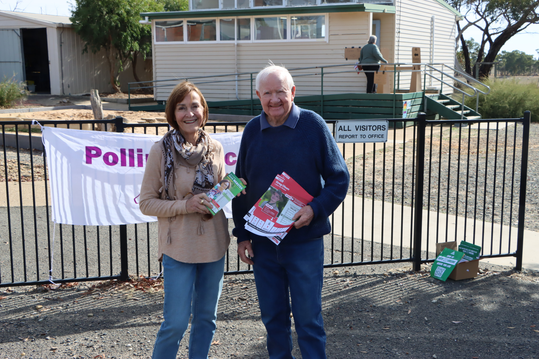 The polling booth at Concongella was one of three local voting centres to run out of ballot papers at the 2022 state election.