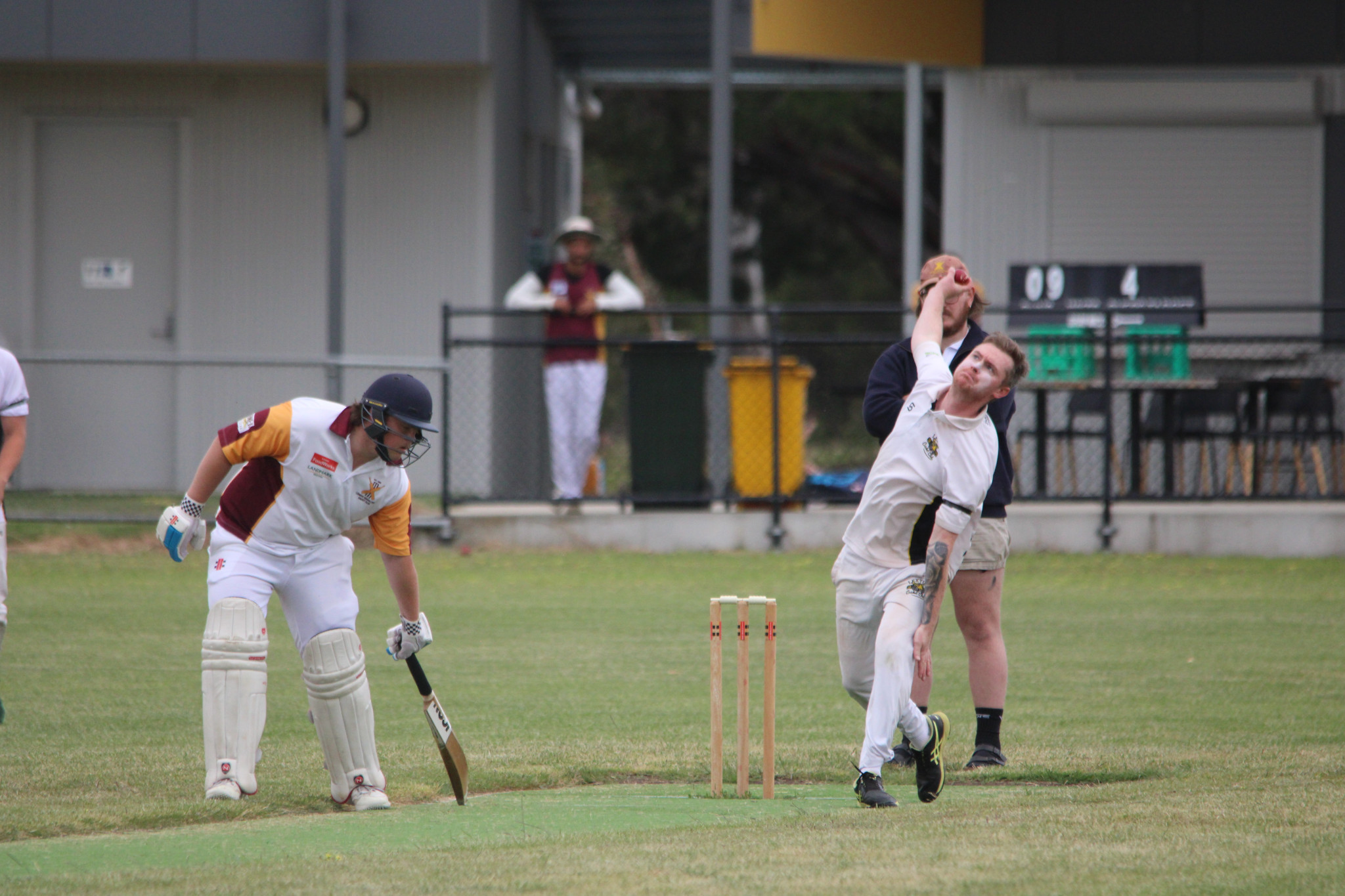 Lexton’s Brad Adams was the star with the ball, taking four wickets for 23 runs off eight overs with one maiden.