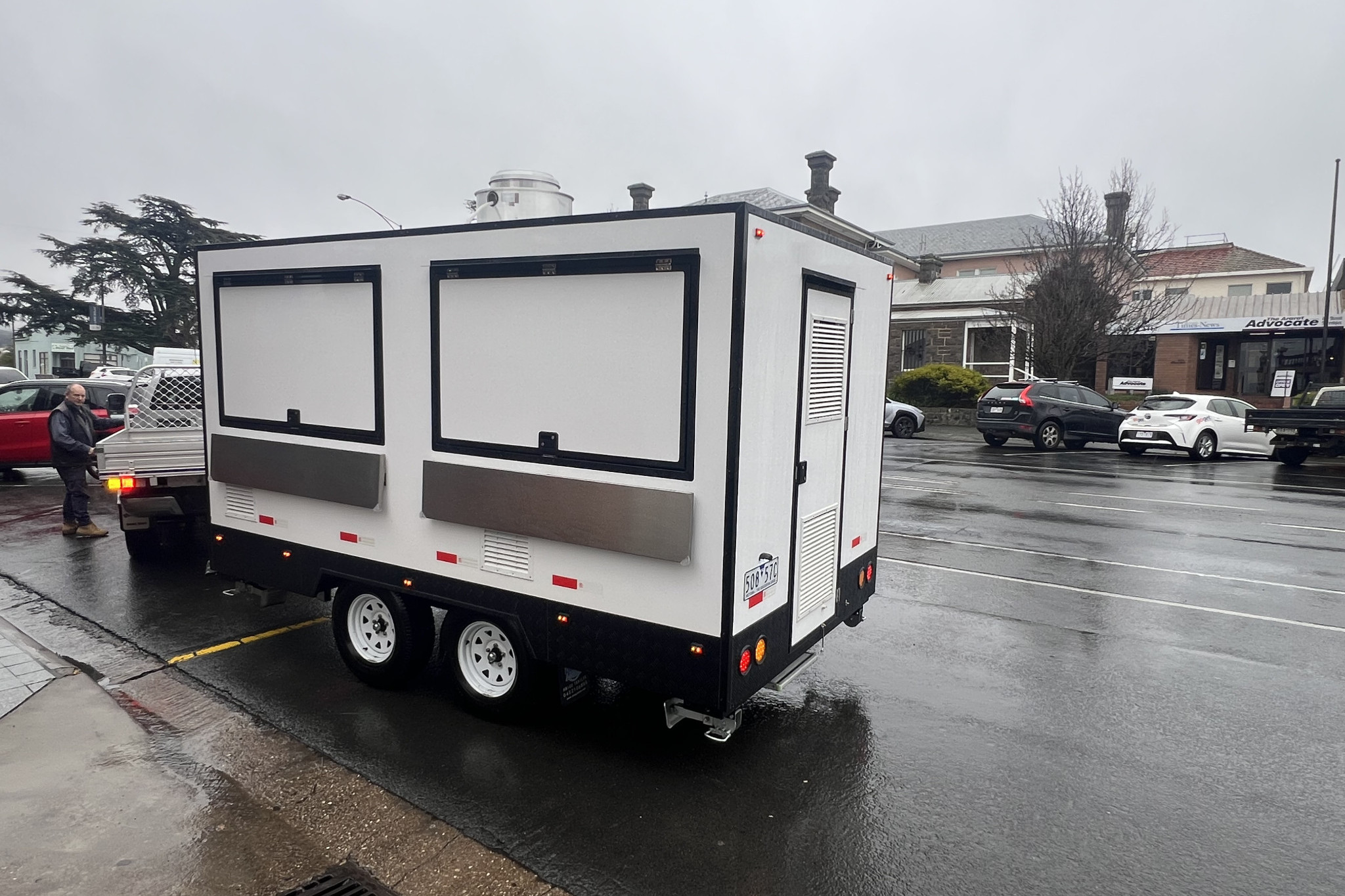 The new catering van donated by West Vic News arrived this week.