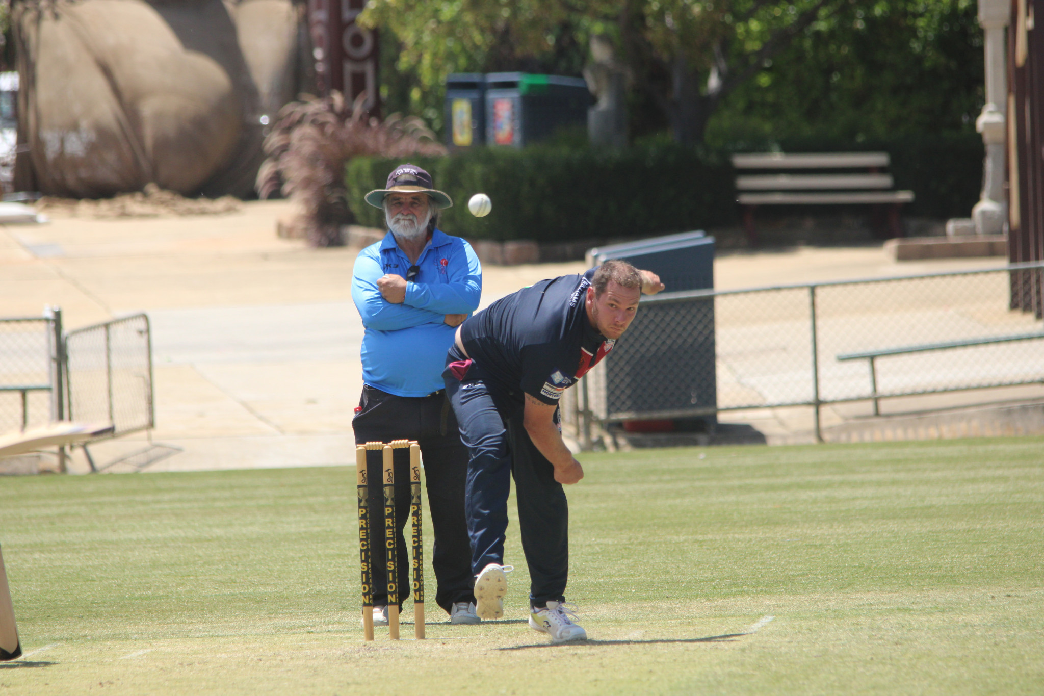 Sam Wells took two wickets for the A-Grade side.