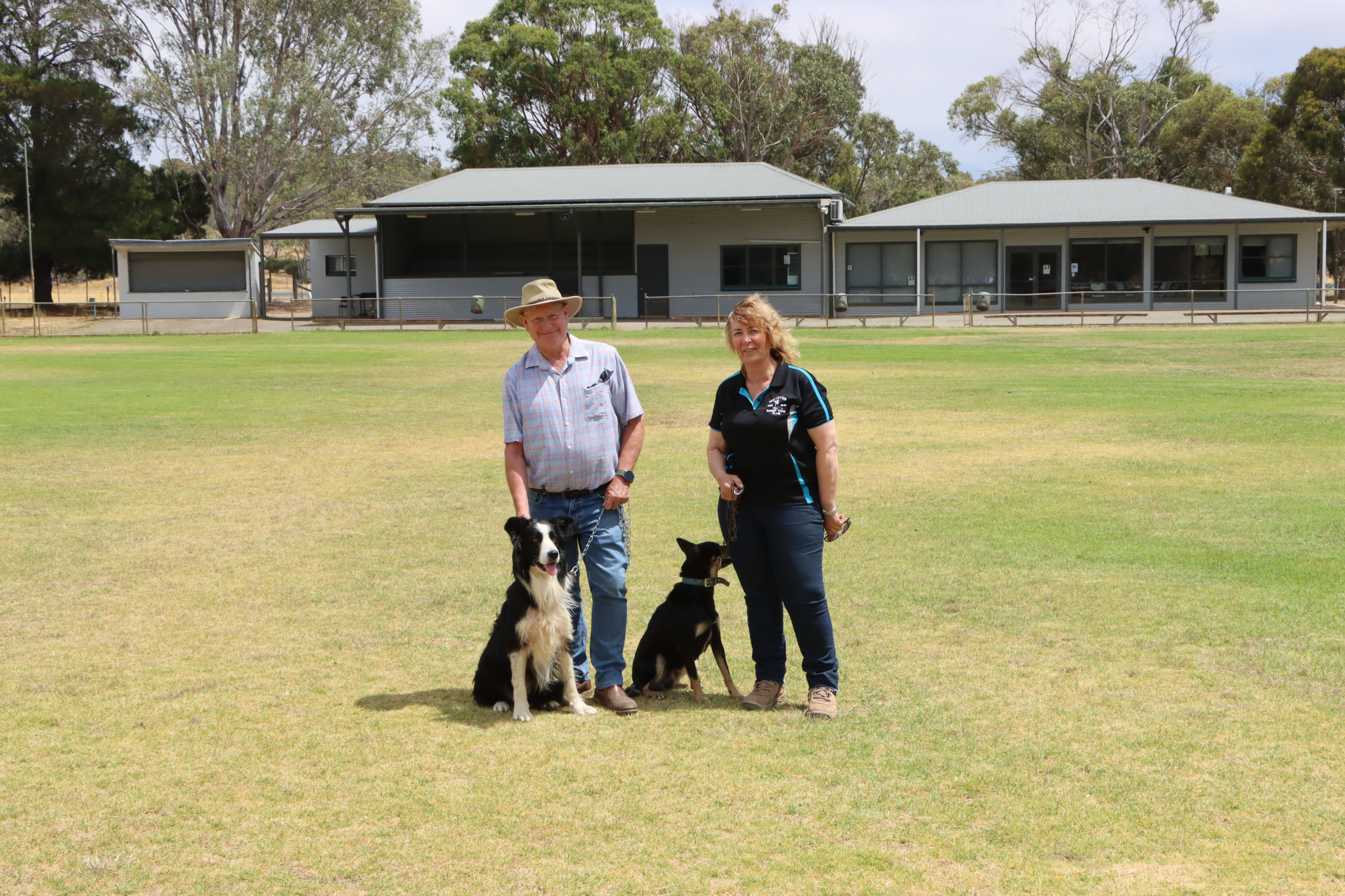 Mayor Bob Sanders and Moyston Sheep Dog Trials committee member Rosie Nater are looking forward to next month&rsquo;s event.
