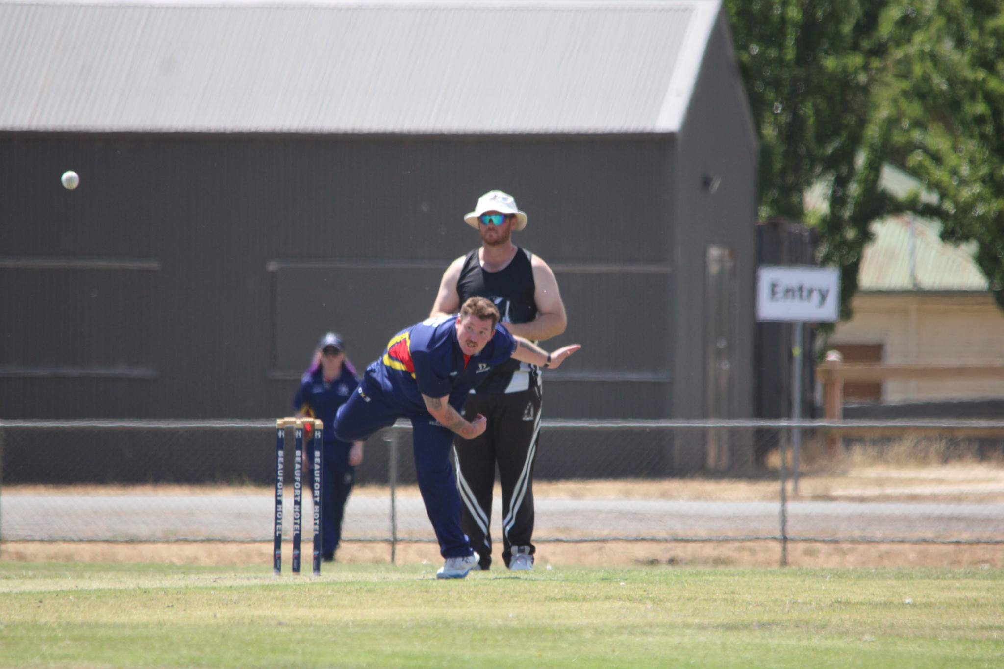 Beaufort Blue's Nathan Elford claimed 1/19 off three overs.