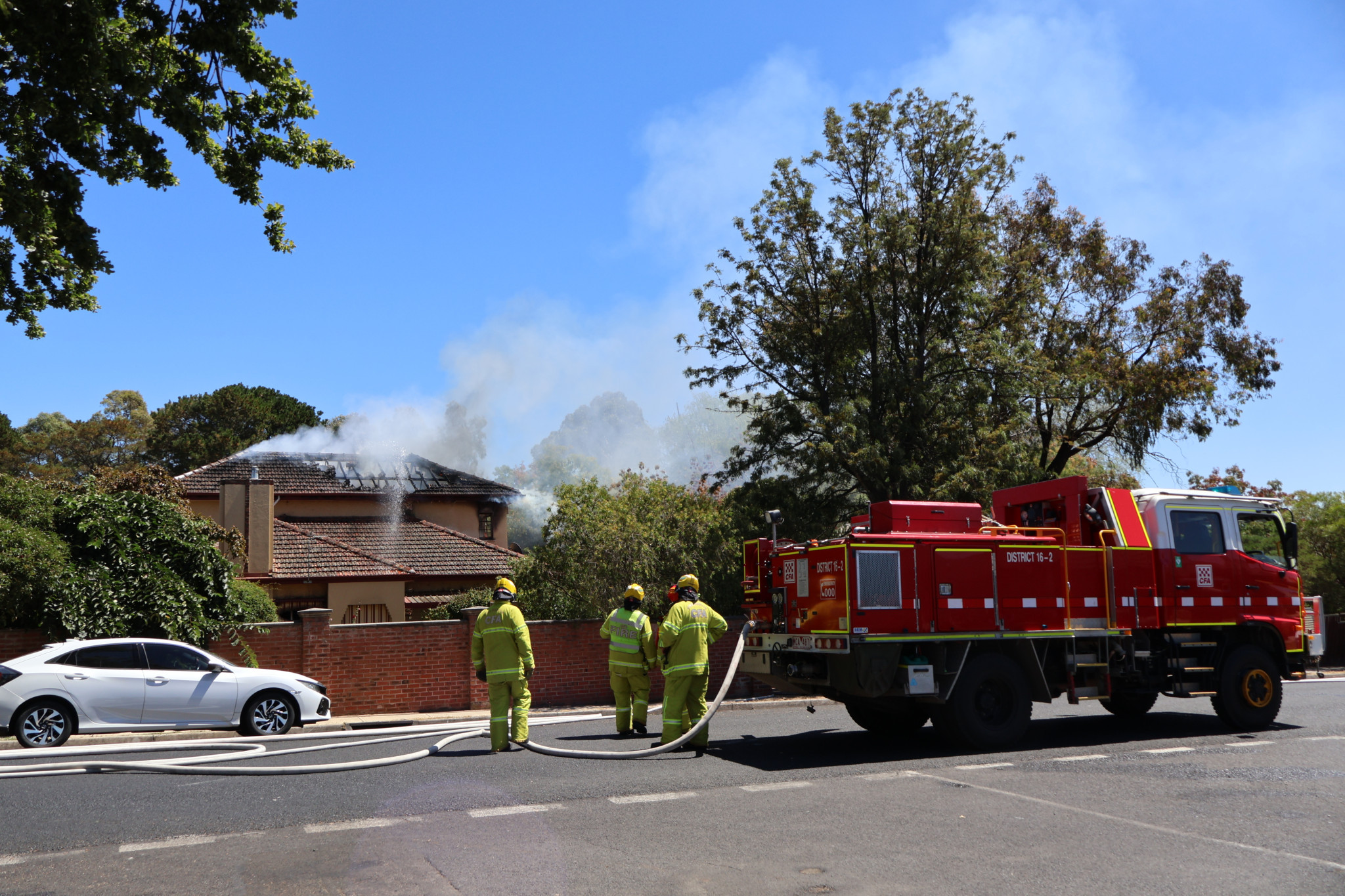 The home in Tobin Street was destroyed by fire last Friday. Photo by Nicholas Smith.