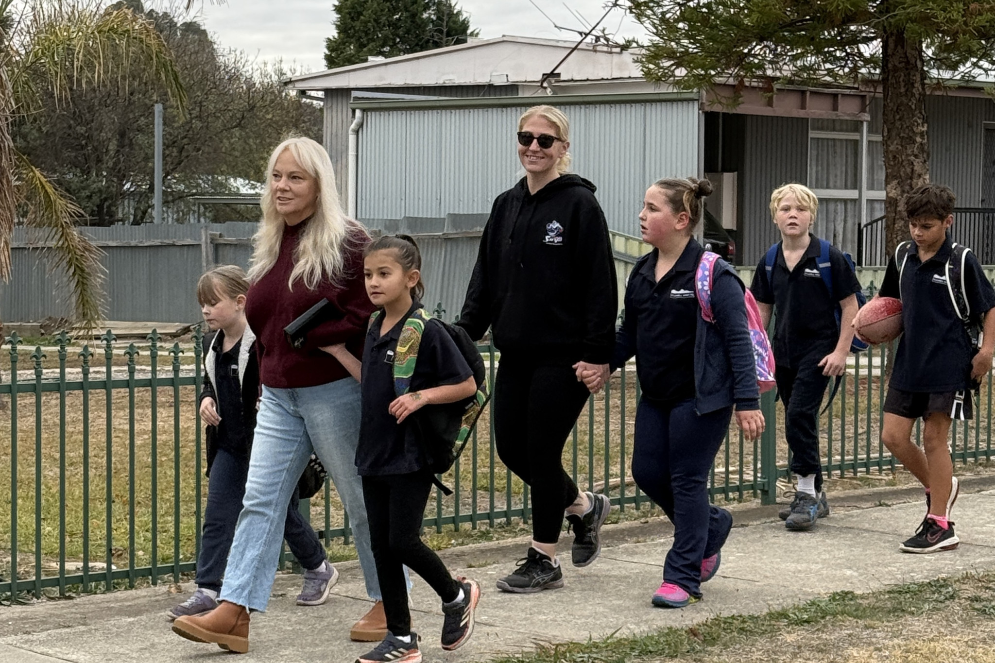 Students vote with their feet on Walk to School Day - feature photo