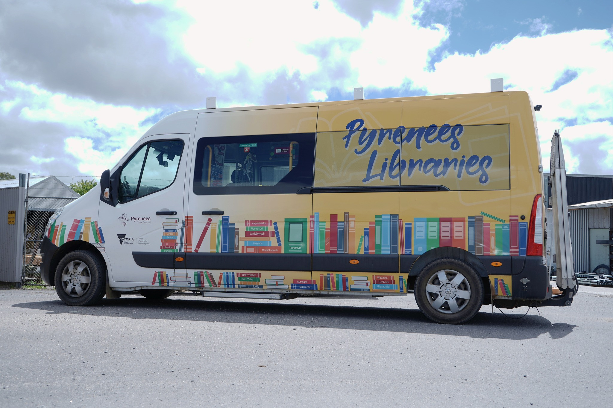 Pyrenees Libraries offers a range of services including a mobile library to smaller towns.