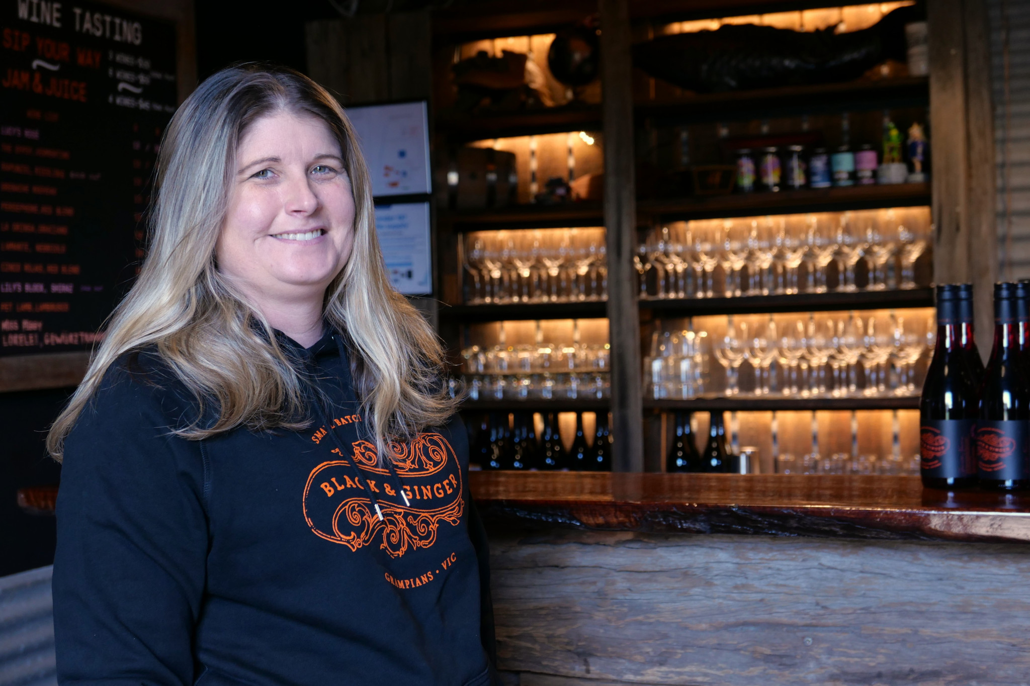 Lucy Black is excited to offer a different take on the traditional wine cellar with Black & Ginger's Wine Shed at Pomonal.