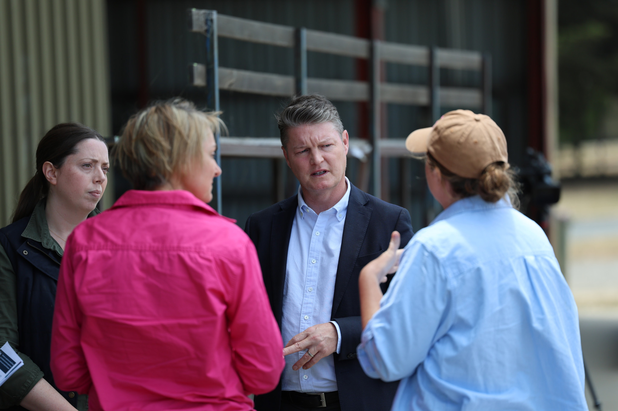 Member for Ripon Martha Haylett and Deputy Premier Ben Carroll met with locals from all over the district to hear their stories and concerns in the wake of the Streatham fire.