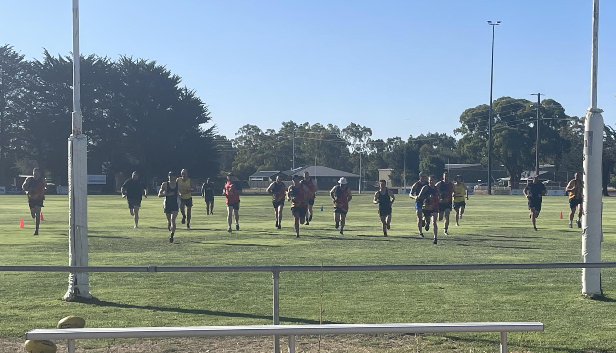 Training night at the upgraded Great Western sporting complex in Great Western. Picture by Sheryl Lowe