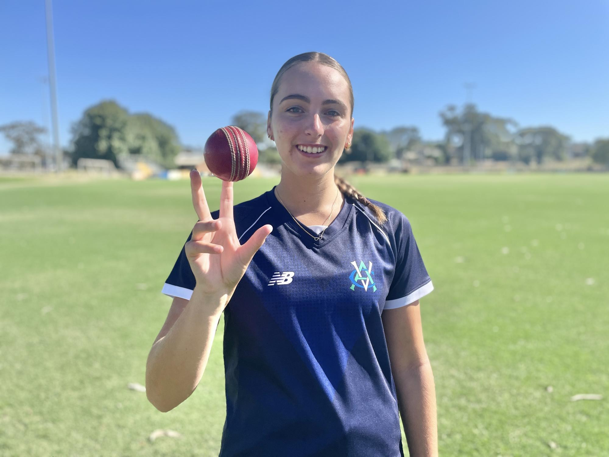 Stawell’s Ayva Mitchell represented Vic Country at the under-16 Cricket Australia national championships in Ballarat from January 6-13. Picture by Lucas Holmes