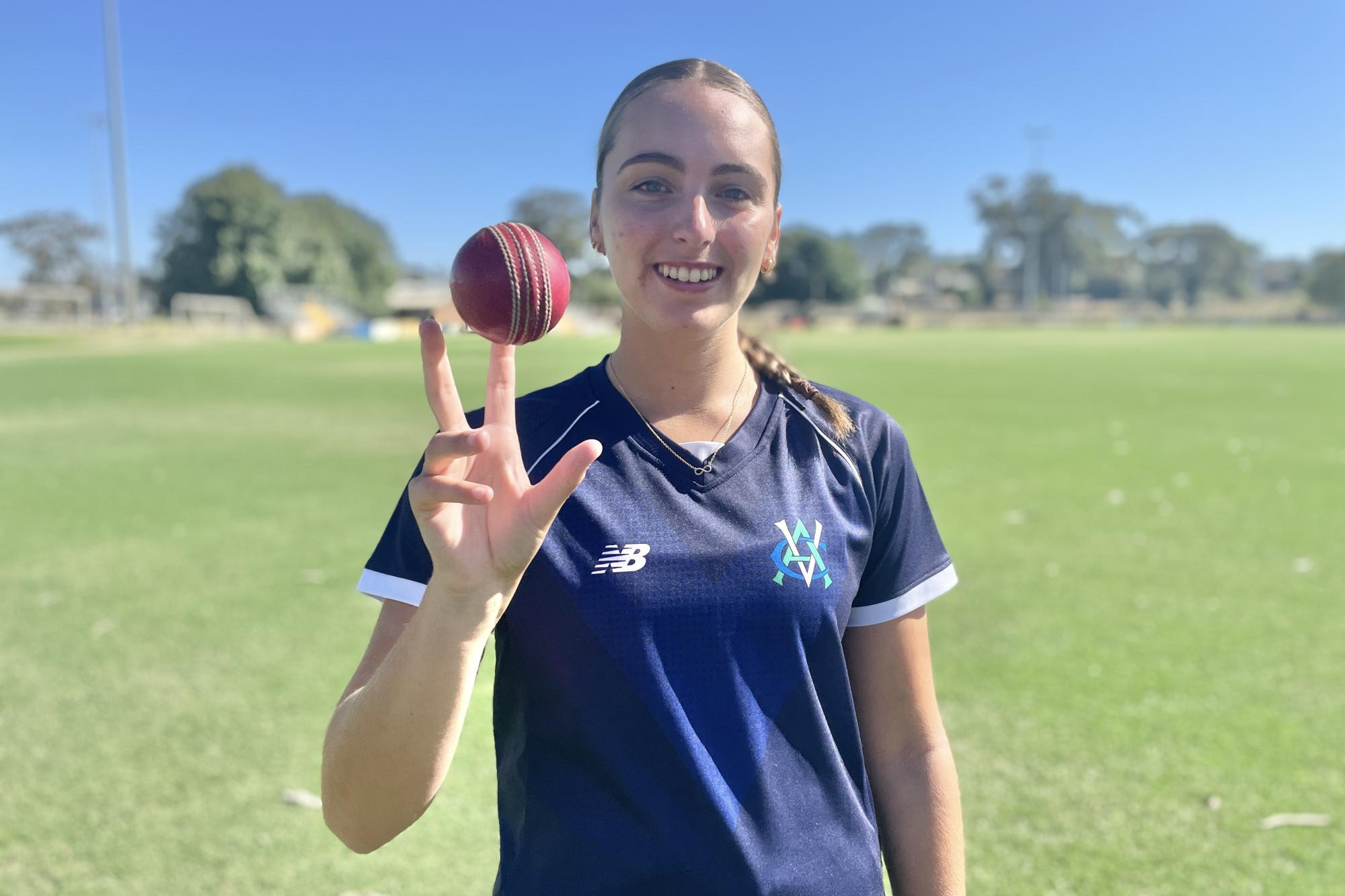 Stawell's Ayva Mitchell represented Vic Country at the under-16 Cricket Australia national championships in Ballarat from January 6-13. Picture by Lucas Holmes