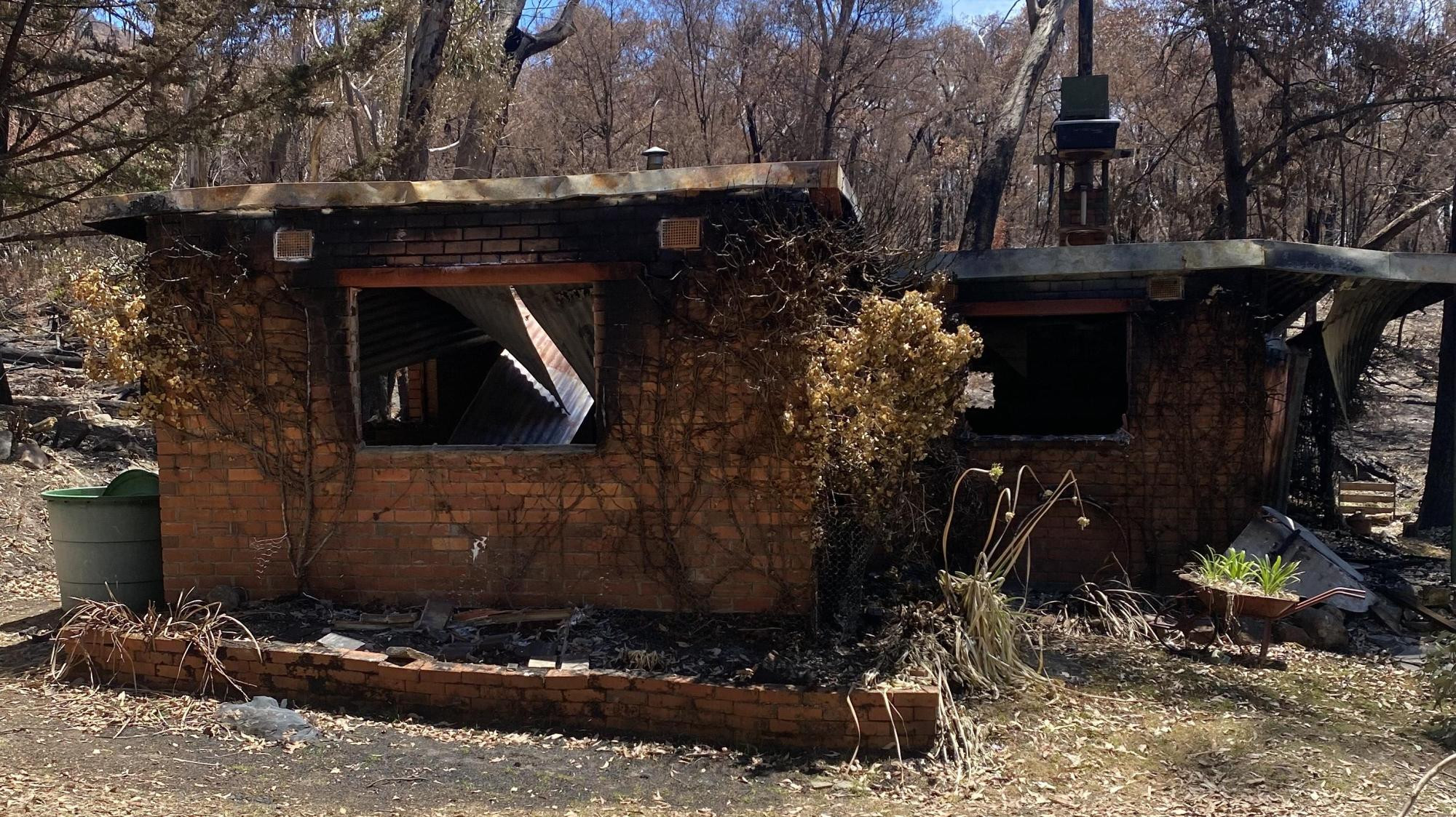 Disaster Recovery Army is helping people devastated by the Boxing Day fires, including the owners of this Pomonal home. Picture supplied