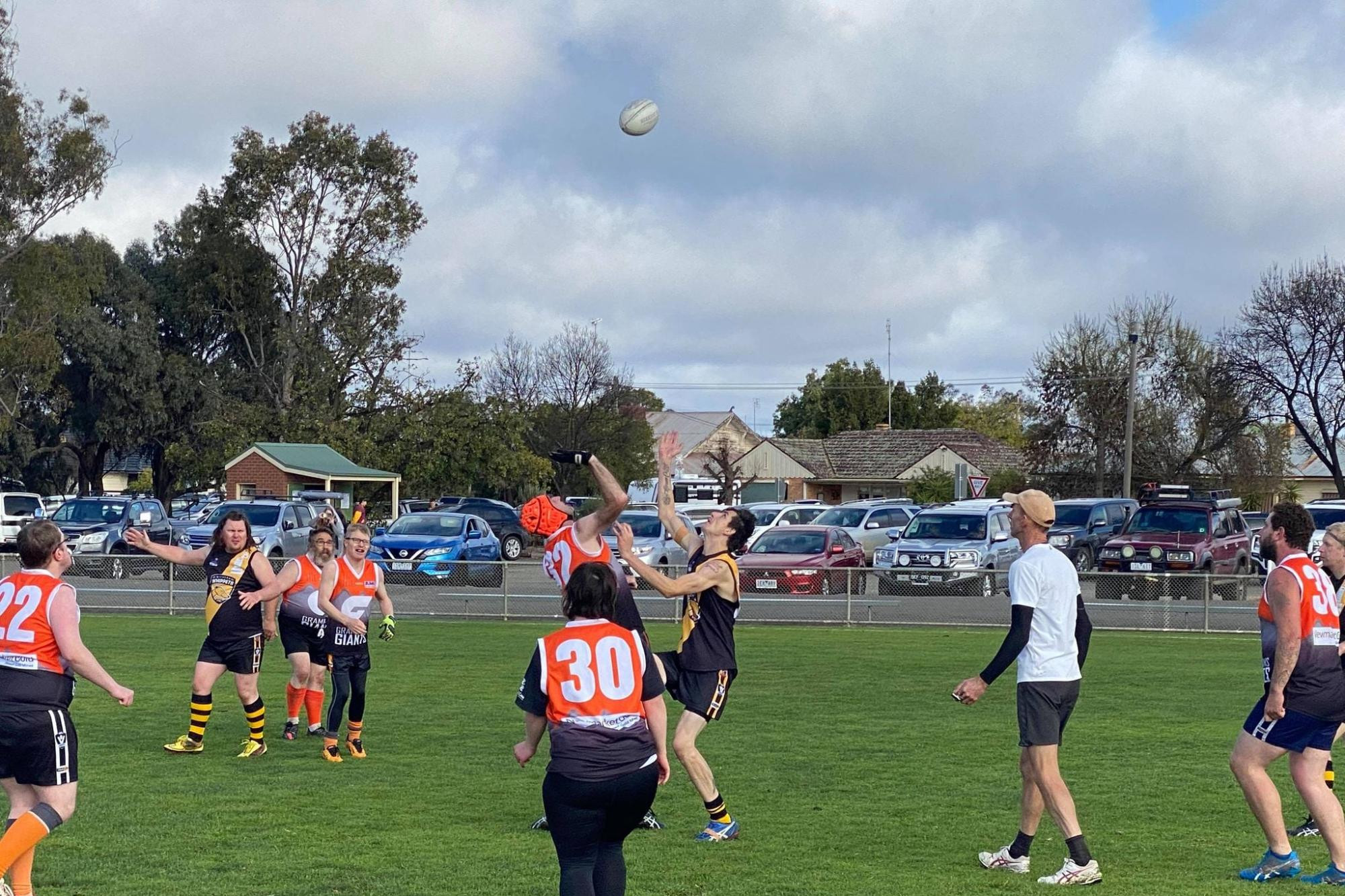 The Grampians Giants and Wimmera Whippets in action. File picture