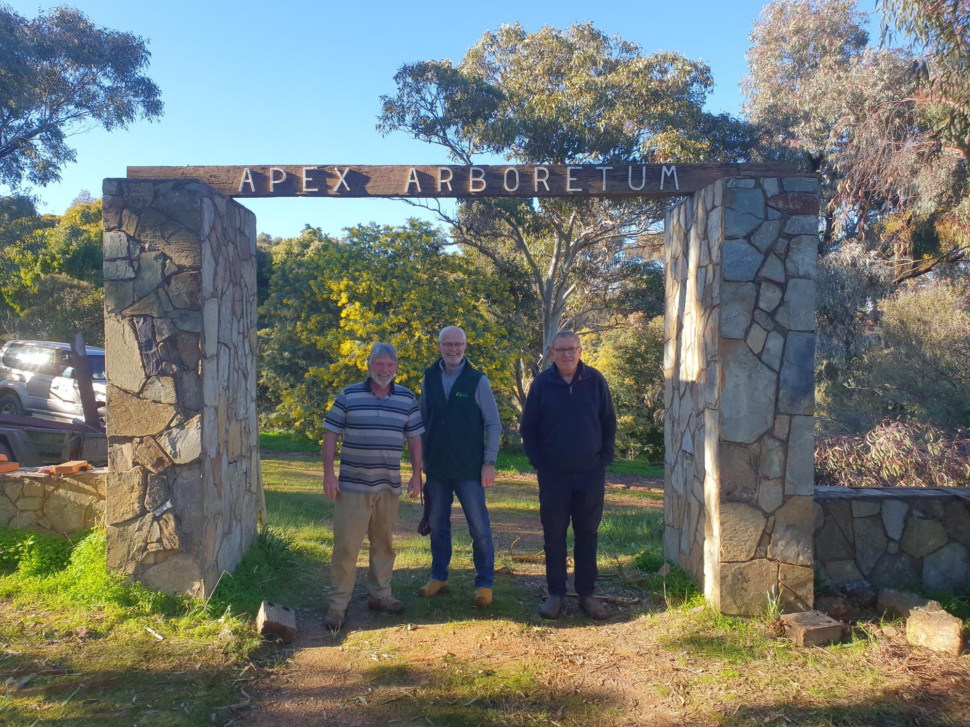 The Stawell Apex Arboretum being restored to its former glory thanks to the Stawell Urban Landcare. Picture supplied