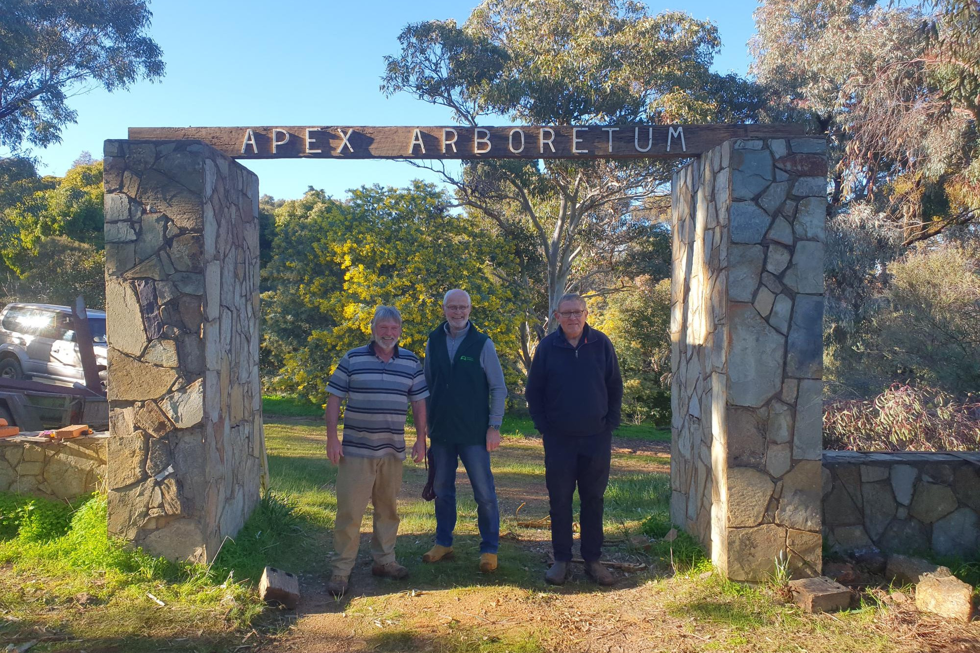 The Stawell Apex Arboretum being restored to its former glory thanks to the Stawell Urban Landcare. Picture supplied